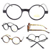 Unisex Retro Circle Lens Plastic Frame Round Clear Lens Eye Glasses New