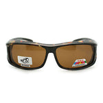 Mens Camouflage Rectangular Fit Over Polarized Anti Glare Sunglasses
