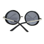 Hipster Side Visor Circle Round Lens Retro Victorian Steam Punk Sunglasses