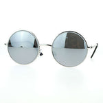 SA106 Beveled Edge Round Circle Lens Groovy Retro Celebrity Sunglasses