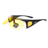 Barricade Large Oversize Mens Polarized Flip Up Fitover Wear Over Sunglasses