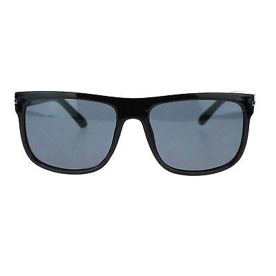 Mens Luxury Fashion Mobster Scret Agent Rectangular Shade Plastic Sunglasses