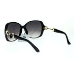 VG Eyewear Womens Bling Metal Buckle Hinge Large Butterfly Diva Sunglasses