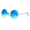 SA106 Retro Groovy Color Gradient Lens Circle Lens Round Hippie 70s Sunglasses