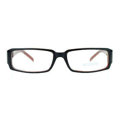 SA106 Flor de Lis Womens Narrow Rectangular Clear Lens Eye Glasses