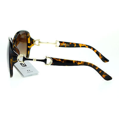 VG Eyewear Womens Bling Metal Buckle Hinge Large Butterfly Diva Sunglasses