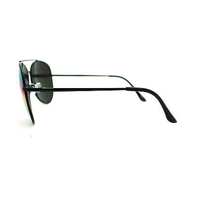 Oil Slick Rusta Mirror Lens Police Motorcycle Biker Cop Aviator Sunglasses