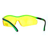 SA106 Yellow HD Lens Adjustable Arm UV Protection Rimless Warp Safety Glasses