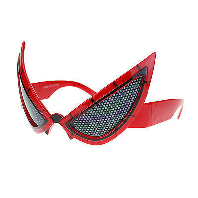 Red party sales sunglasses