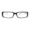 SA106 Flor de Lis Womens Narrow Rectangular Clear Lens Eye Glasses