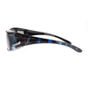 Mens Camouflage Rectangular Fit Over Polarized Anti Glare Sunglasses