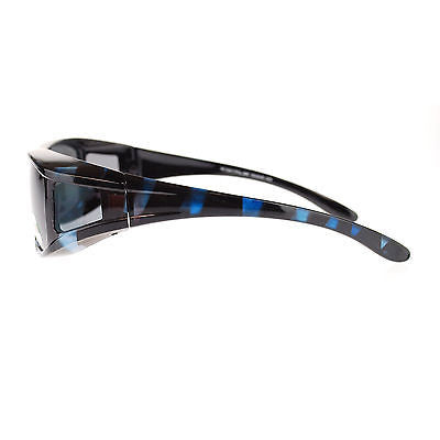 Mens Camouflage Rectangular Fit Over Polarized Anti Glare Sunglasses