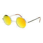 Retro Extra Small Snug Fit Round Circle Color Lens 70s Groovy Hippie Sunglasses