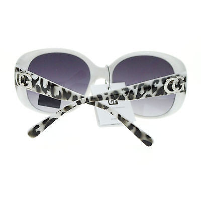 CG Eyewear Oversize Womens Plastic Round Butterfly Designer Sunglasses Blue Tortoise