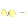 SA106 Retro Groovy Color Gradient Lens Circle Lens Round Hippie 70s Sunglasses