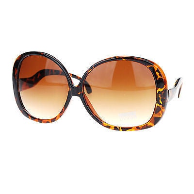 Oversized drop temple sunglasses on sale