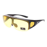 Barricade Large Oversize Mens Polarized Flip Up Fitover Wear Over Sunglasses