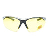 Mens Polarized Yellow Night Driving Lens Sport Baseball Half Rim Sunglasses