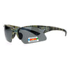 SA106 Mens Hunters Baseball Half Rim Camouflage Print Camo Sunglasses