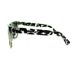 Luxury Squared Thick Plastic Keyhole Horn Rim Designer Fashion Sunglasses