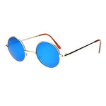 Retro Extra Small Snug Fit Round Circle Color Lens 70s Groovy Hippie Sunglasses