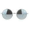 SA106 Beveled Edge Round Circle Lens Groovy Retro Celebrity Sunglasses