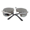 X Loop Luxury Sports Flexible Metal Color Mirror Lens Aviator Mens Sunglasses