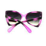 Womens Designer Fashion Oversized Butterfly Cat Eye Gradient Lens Sunglasses