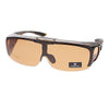 Barricade Large Oversize Mens Polarized Flip Up Fitover Wear Over Sunglasses