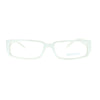 SA106 Flor de Lis Womens Narrow Rectangular Clear Lens Eye Glasses