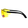 SA106 Yellow HD Lens Adjustable Arm UV Protection Rimless Warp Safety Glasses