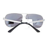 X Loop Luxury Sports Flexible Metal Color Mirror Lens Aviator Mens Sunglasses