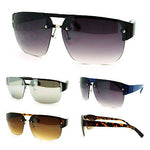 Mens Half Rim Designer Fashion Sport Rectangular Sunglasses New