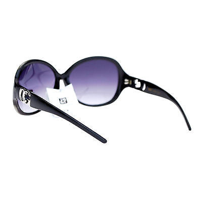 CG Eyewear Oversize Metalic Scribble Skatch Pattern Plastic Butterfly Sunglasses