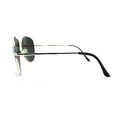 Oil Slick Rusta Mirror Lens Police Motorcycle Biker Cop Aviator Sunglasses