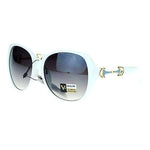 VG Eyewear Womens Bling Metal Buckle Hinge Large Butterfly Diva Sunglasses