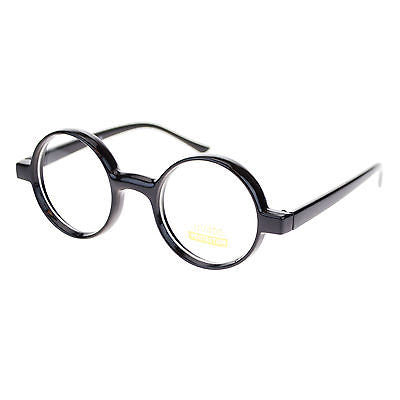 Unisex Retro Circle Lens Plastic Frame Round Clear Lens Eye Glasses New