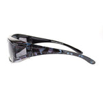 Mens Camouflage Rectangular Fit Over Polarized Anti Glare Sunglasses