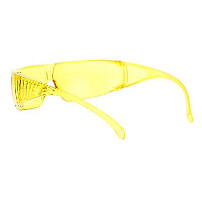 Unisex SA106 High Quality Light Weight Fit Over Safety Eye Glasses & Sunglasses