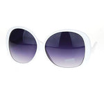Extra Large Oversized Curved Drop Temple Womens Butterfly Fashion Sunglasses