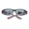 Womens Floral Print Antiglare Polarized No Glare 60mm Fitover Sunglasses