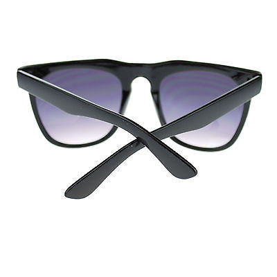 Unisex Retro Vintage Style Horn Rim Thick Brow Rectangular Fashion Sunglasses