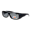 Antiglare Polarized Lens Rectangular 64mm Fitover Sunglasses