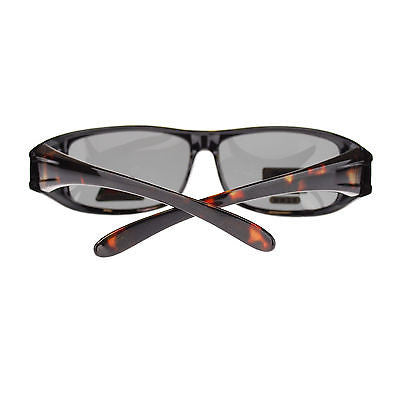 Mens Camouflage Rectangular Fit Over Polarized Anti Glare Sunglasses