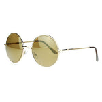 SA106 Beveled Edge Round Circle Lens Groovy Retro Celebrity Sunglasses