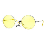 SA106 Retro Groovy Color Gradient Lens Circle Lens Round Hippie 70s Sunglasses