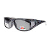 Mens Camouflage Rectangular Fit Over Polarized Anti Glare Sunglasses