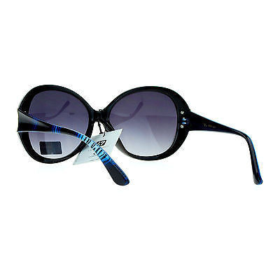 VG Eyewear Diva Womens Round Oversize Butterfly Thick Plastic Sunglasses