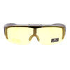 Barricade Large Oversize Mens Polarized Flip Up Fitover Wear Over Sunglasses