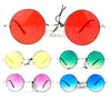 SA106 Retro Groovy Color Gradient Lens Circle Lens Round Hippie 70s Sunglasses